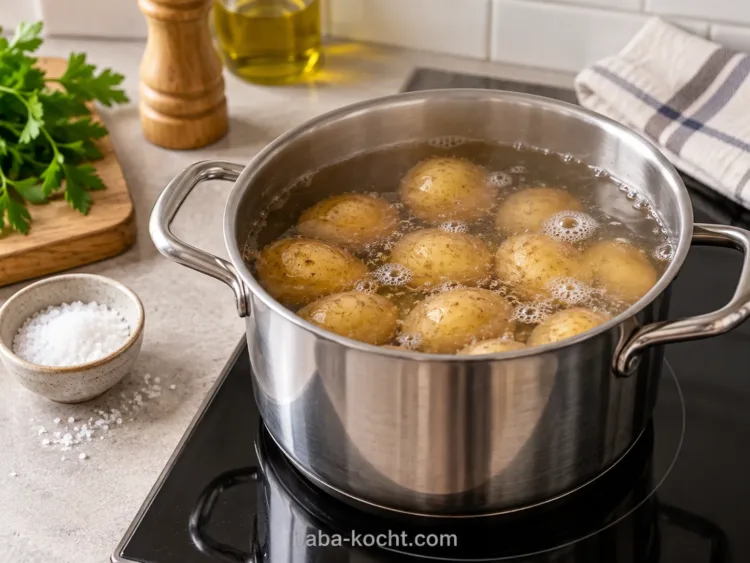 Kartoffeln aufsetzen – Ofenlachs mit Kochkartoffeln