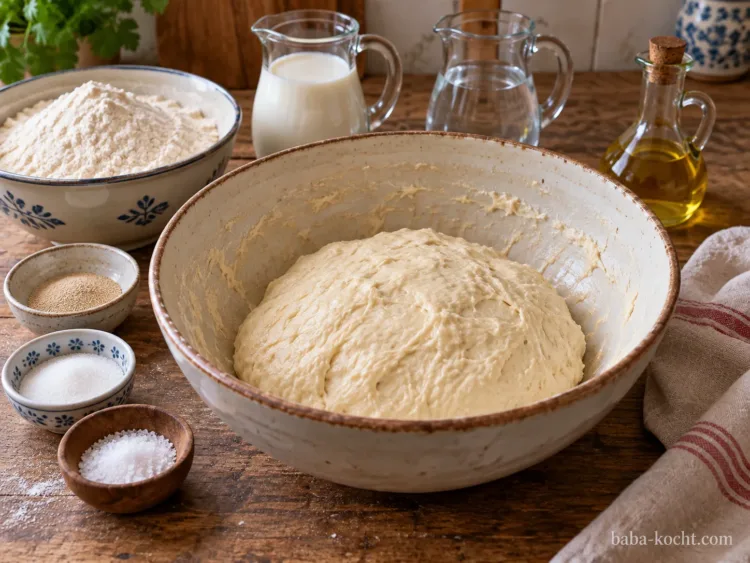 Teig ansetzen – Kayseri Yağlaması