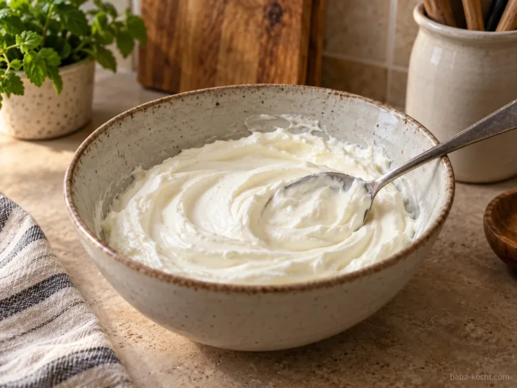 Joghurt glatt rühren – Haydari