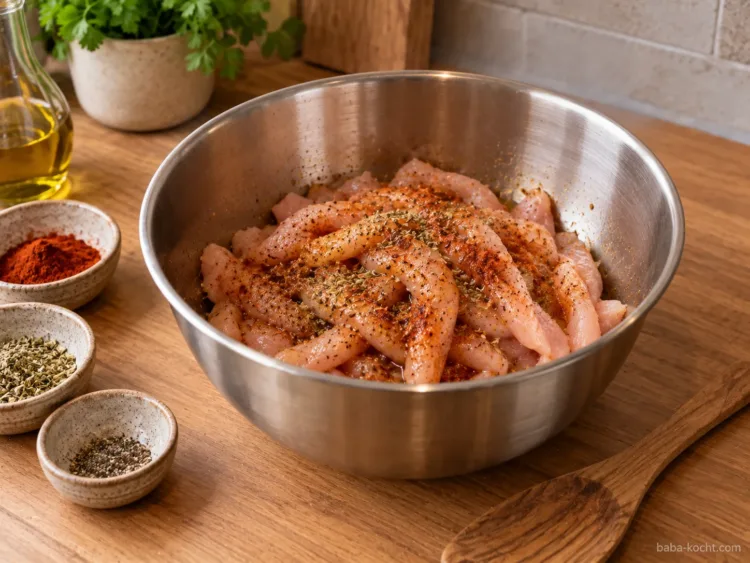Hähnchen würzen – Hähnchen-Gyrossuppe Hähnchen würzen – Hähnchen-Gyrossuppe
