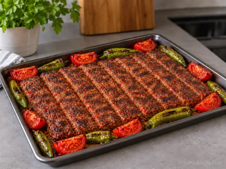 Mit Grillfunktion kräftig bräunen – Adana Kebap Mit Grillfunktion kräftig bräunen – Adana Kebap