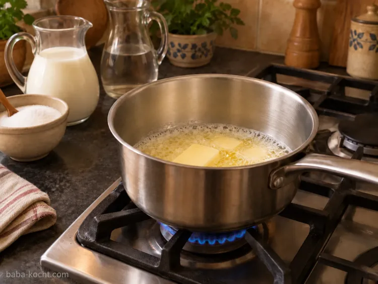 Butter schmelzen – İrmik Helvası