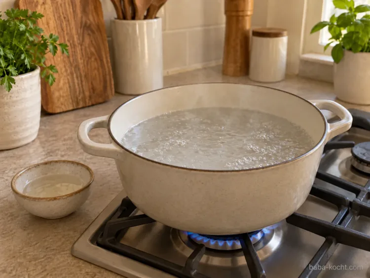 Pochierwasser vorbereiten – Çılbır