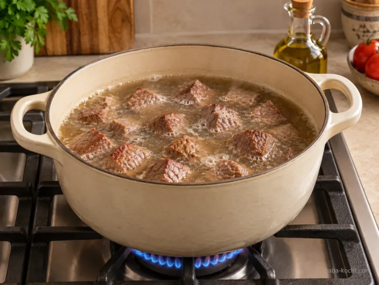 Rindfleisch weich schmoren – Bulgur Pilavı mit Rindfleisch und Tomaten Rindfleisch weich schmoren – Bulgur Pilavı mit Rindfleisch und Tomaten