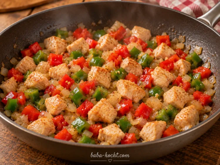 Paprika anbraten – Tavuk Sote Paprika anbraten – Tavuk Sote
