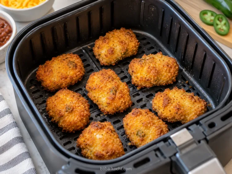 Im Airfryer knusprig garen – Chili Cheese Nuggets aus dem Airfryer Im Airfryer knusprig garen – Chili Cheese Nuggets aus dem Airfryer