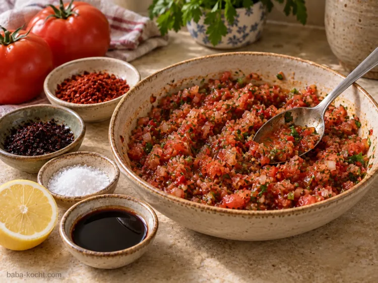 Abschmecken – Acılı Ezme