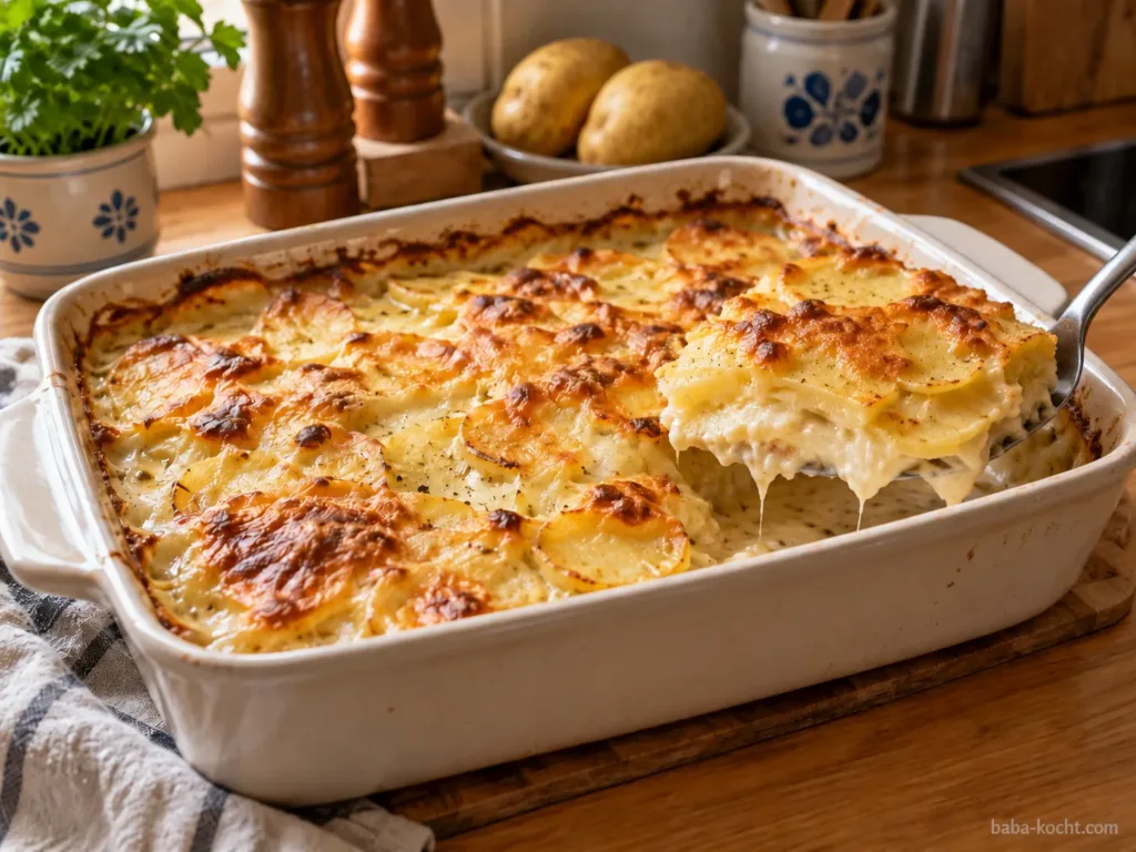 Kartoffelgratin – cremig & goldbraun