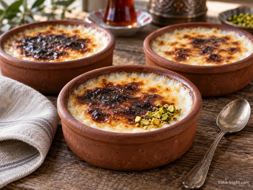 Fırın Sütlaç – türkischer Milchreis aus dem Ofen
