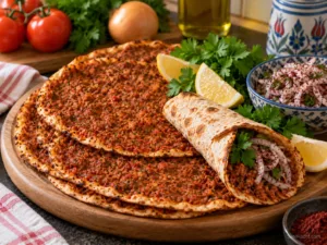 Selbstgemachter Lahmacun