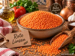 Kırmızı Mercimek – türkische rote Linsen