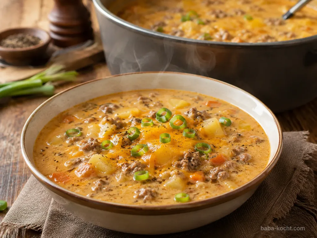 Cheeseburger-Suppe