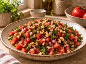 Gavurdağı Salatası – türkischer Tomaten Walnuss Salat