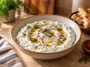 Haydari – türkische Joghurt-Meze mit Knoblauch
