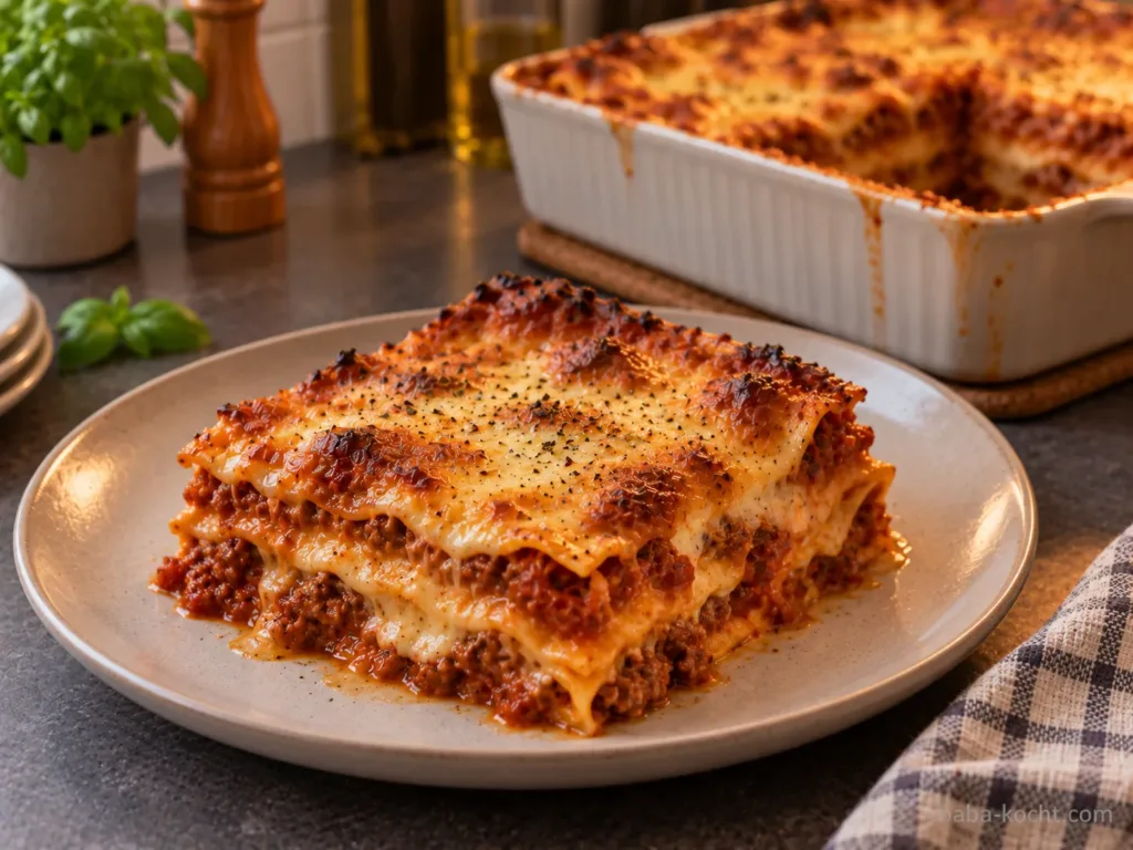 Lasagne mit Hackfleisch – klassisch & cremig mit Béchamel