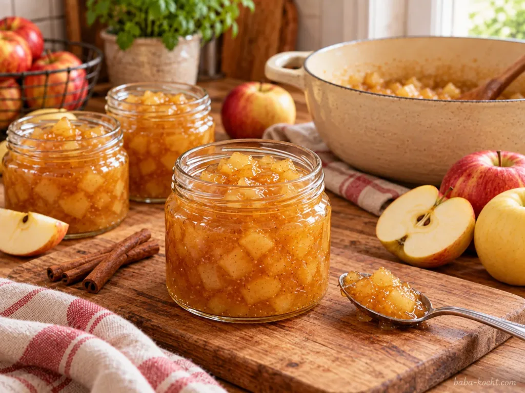 Omas Apfelmarmelade mit Zimt – einfach ohne Gelierzucker