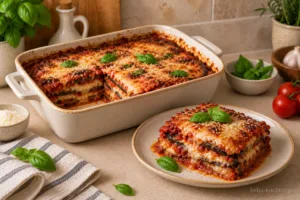 Parmigiana di Melanzane – klassischer italienischer Auberginenauflauf