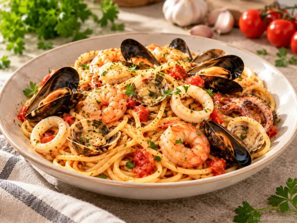 Spaghetti Frutti di Mare – Pasta mit Meeresfrüchten