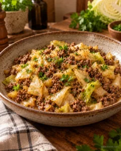 Spitzkohl Hackfleisch Pfanne – einfach & herzhaft