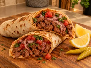 Mersin Tantuni mit Rindfleisch – türkisches Streetfood im Wrap