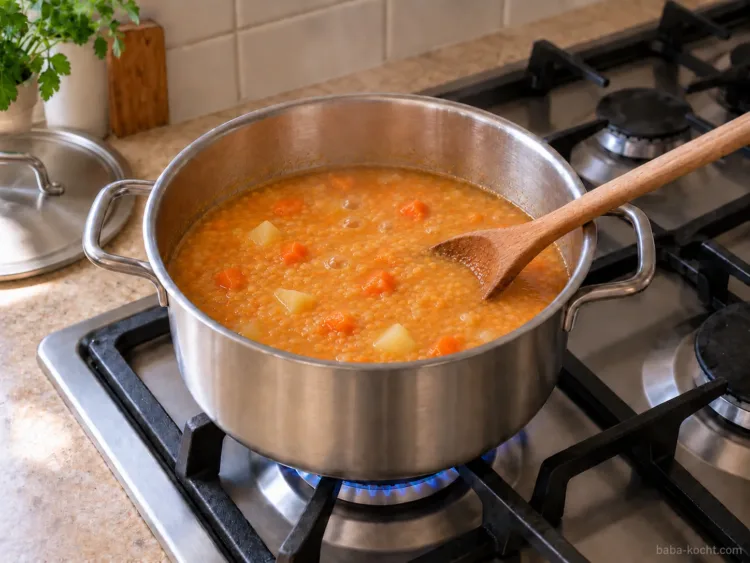 Die Suppe weich kochen – Mercimek Çorbası